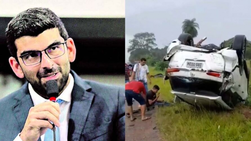 Prefeito de Ananindeua e motorista capotam na BR-316