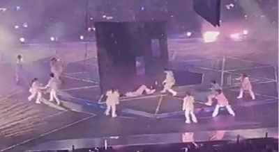 Telão cai em cima da boyband Mirror durante show em Hong Kong