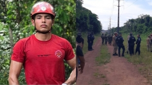 Mulher que aparece em vídeo com bombeiro prestou depoimento