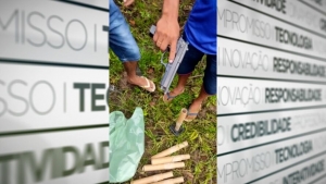 Vídeo: bandidos comemoram com fogos a exoneração de PM