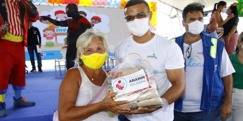 Ananin Solidária arrecada e distribui 100 ton de alimentos para 10 mil famílias de Ananindeua